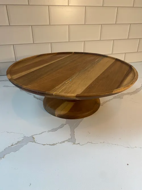 Wood Dessert Stand