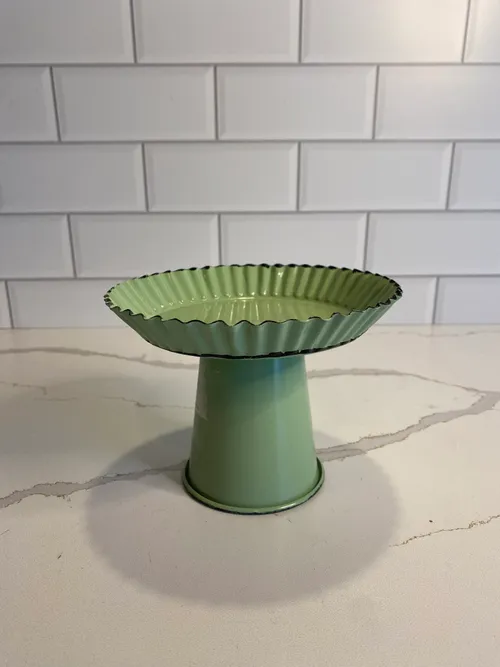 Small Green Metal Stand