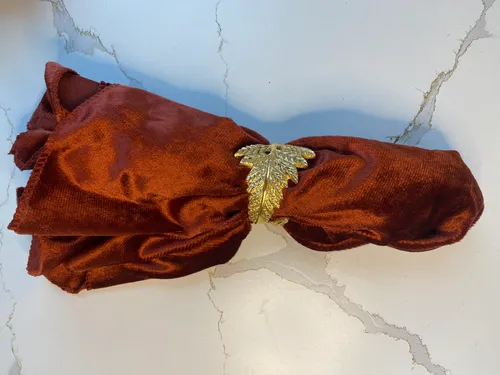 Gold Leaf Napkin Ring