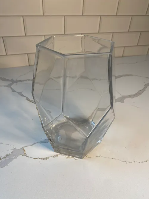 Glass Geo Vase
