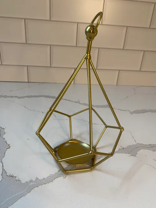Gold Metal Tealight Holder