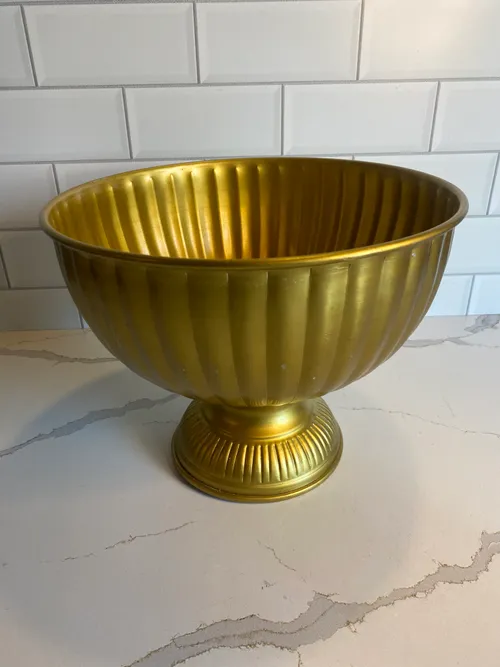 Large Gold Compote