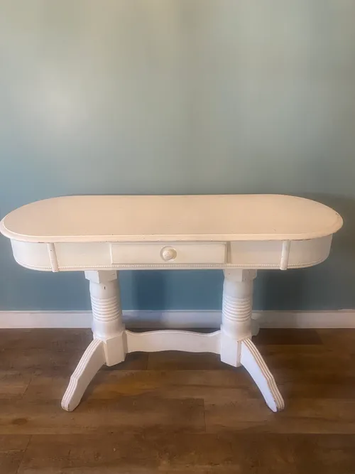 White Modern Console Table