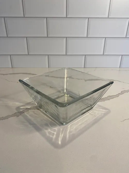 Small Square Glass Bowl