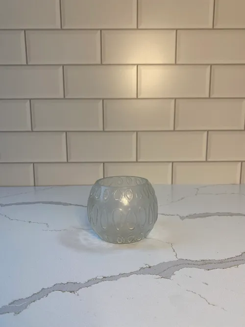 Small Glass Votive Candleholder