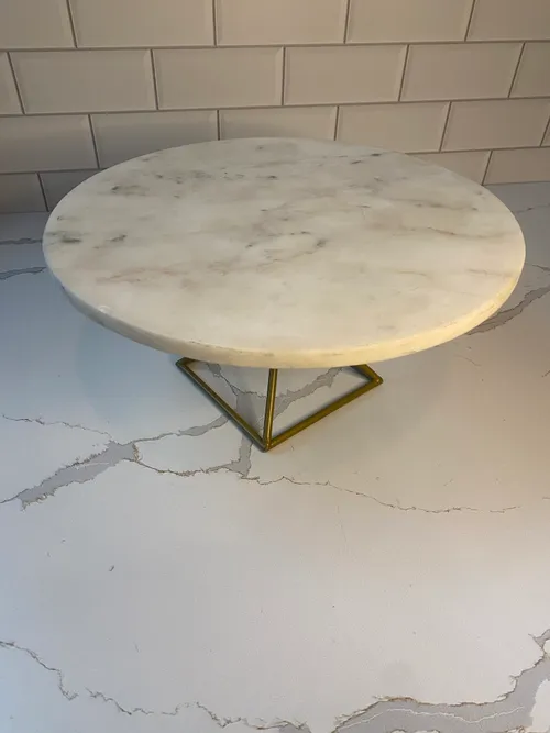 Large Marble Cake Stand