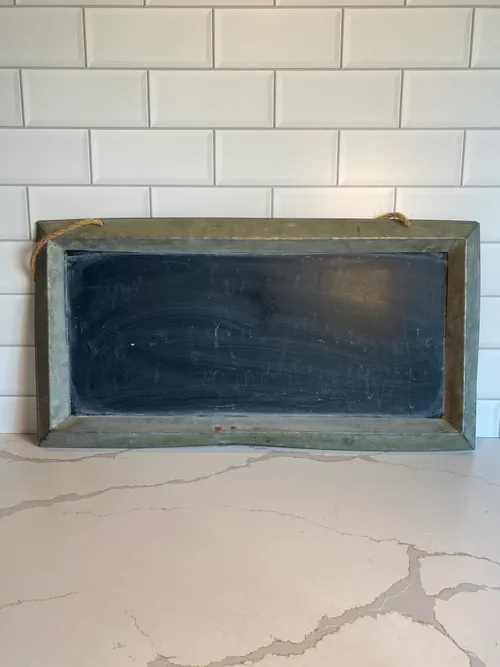 Galvanized Hanging Chalkboard