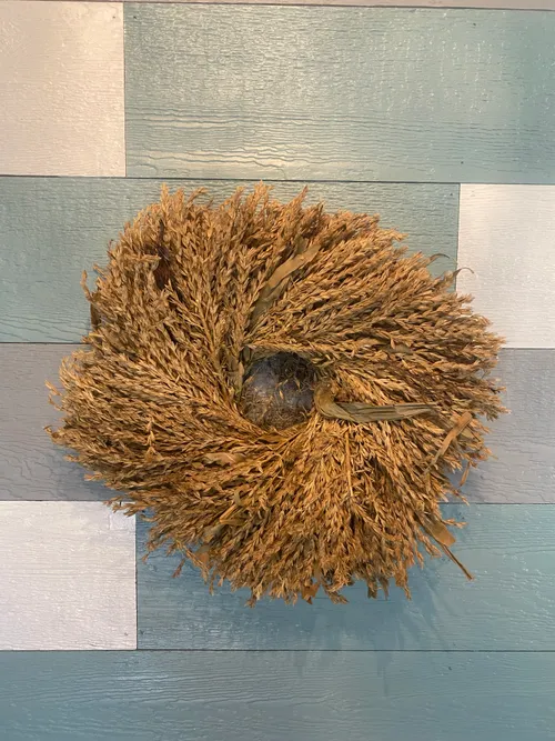 Dried Wheat Wreath