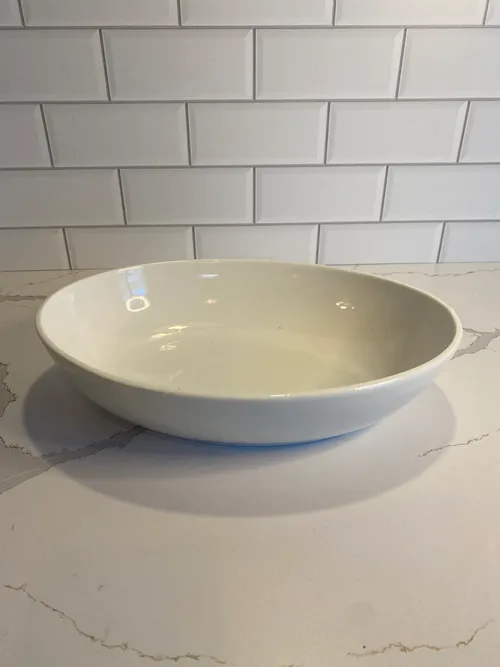 Large White Ceramic Bowl