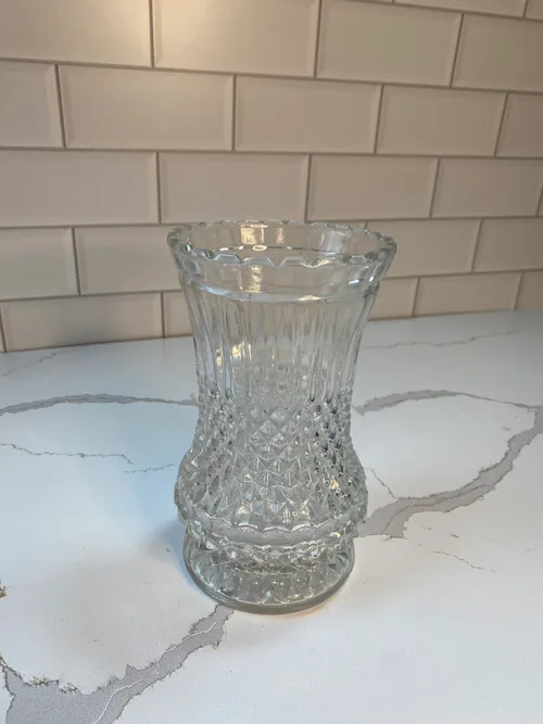 Small Cut Glass Vase