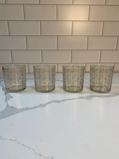 Gold Starburst Tealight Holder