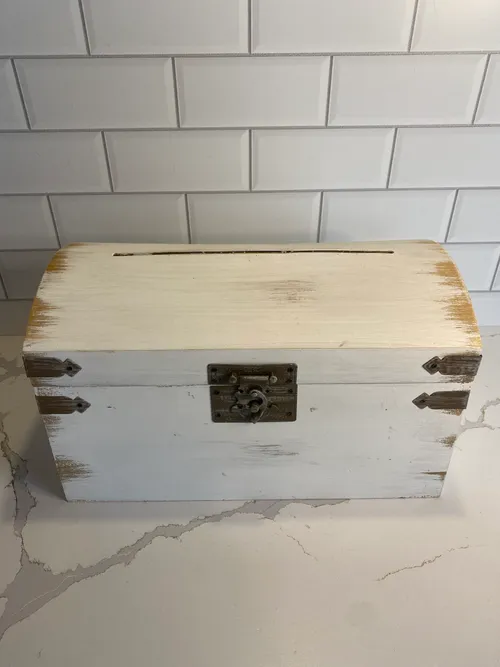 White Treasure Card Box