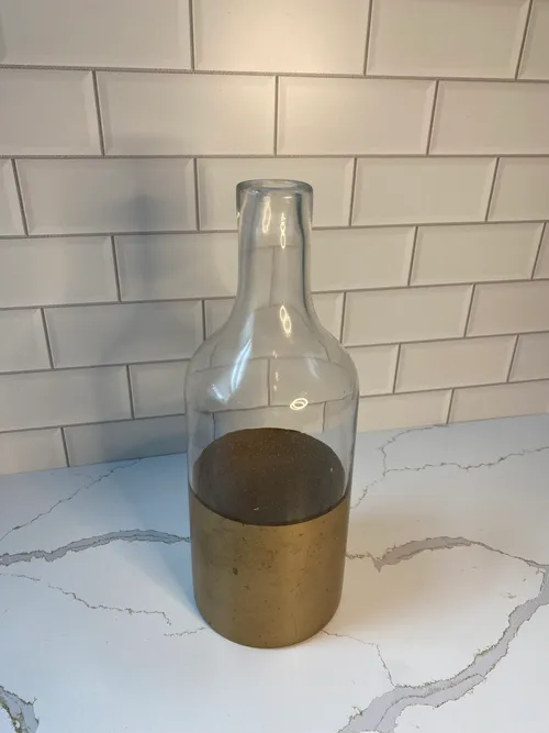 Gold Embellished Bottle Vases