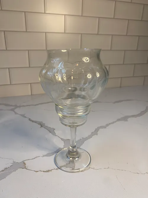 Pedestal Tealight Holder with Globe
