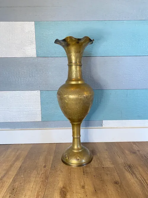 Large Brass Vase