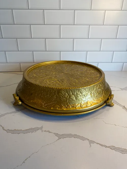 Gold Tapered Cake Stand