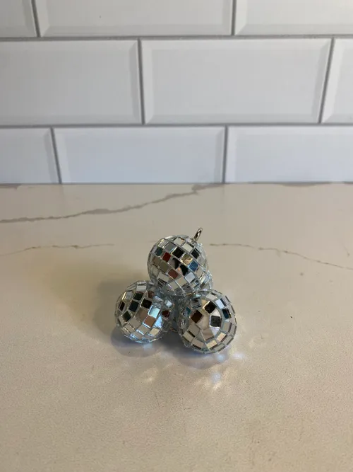 Mini Assortment Disco Balls Set of 5