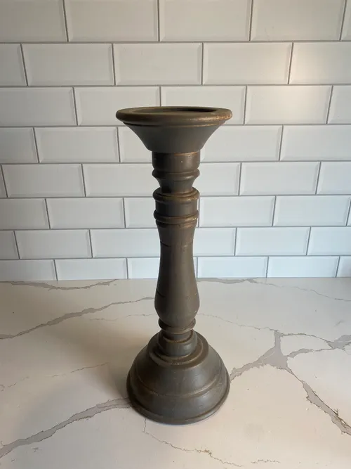 Tall Grey Southern Living Candleholder