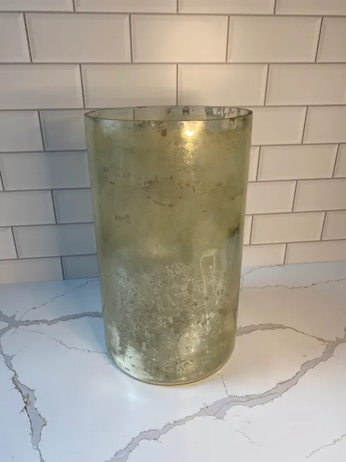 XL Gold Mercury Glass Cylinders