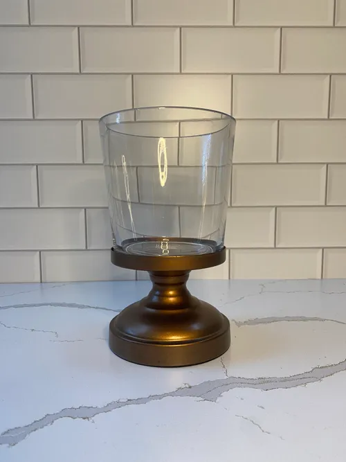 Small Copper Hurricane Candleholder