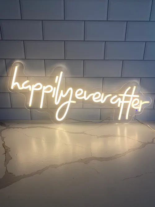 Happily Ever Neon Sign