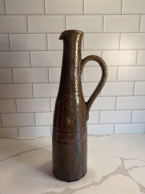 Medium Brown Pottery Vase/Vessel