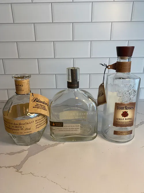 Assorted Whiskey Bottles