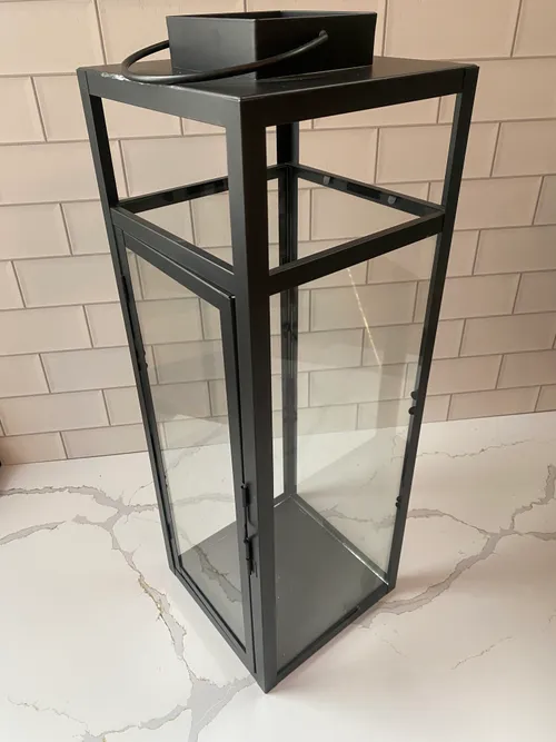 Large Modern Black Lantern