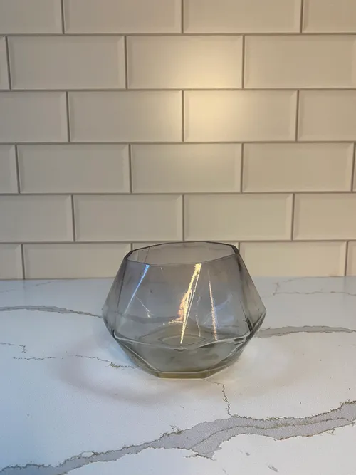 Smokey Votive Candle Holder