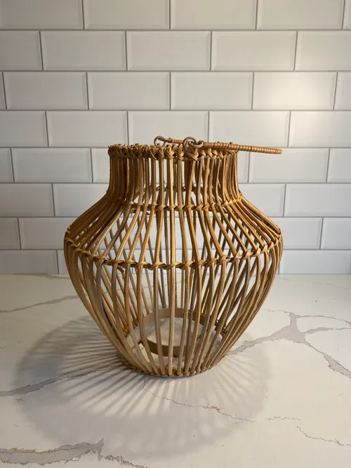 Medium Hourglass Bamboo Lantern