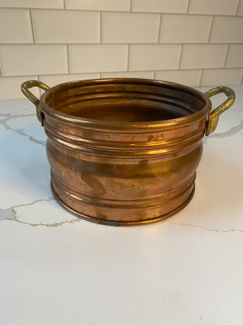 Medium Copper Pot Container