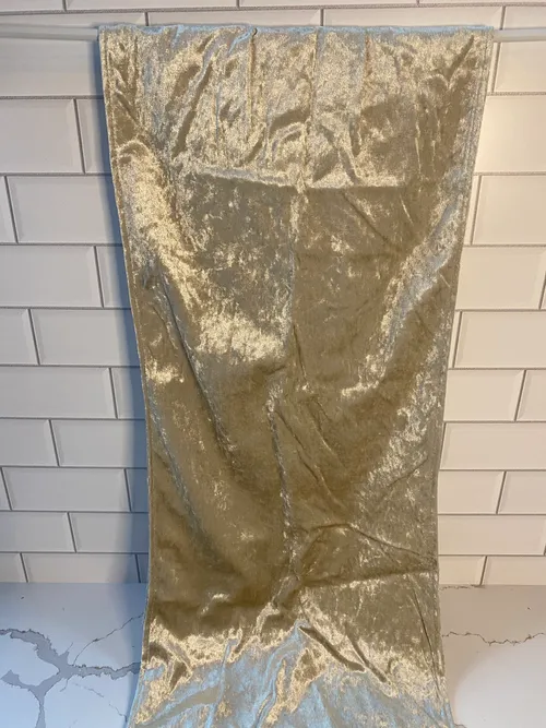 Cream Velvet Runner