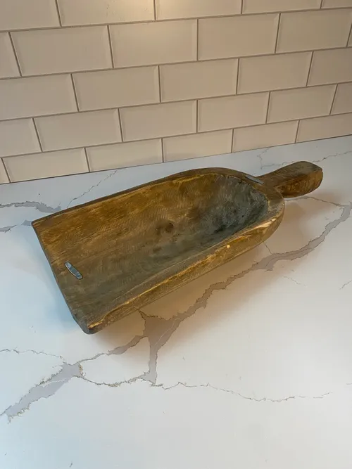 Large Wood Scoop