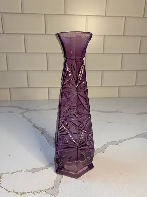 Medium Purple Bud Vase