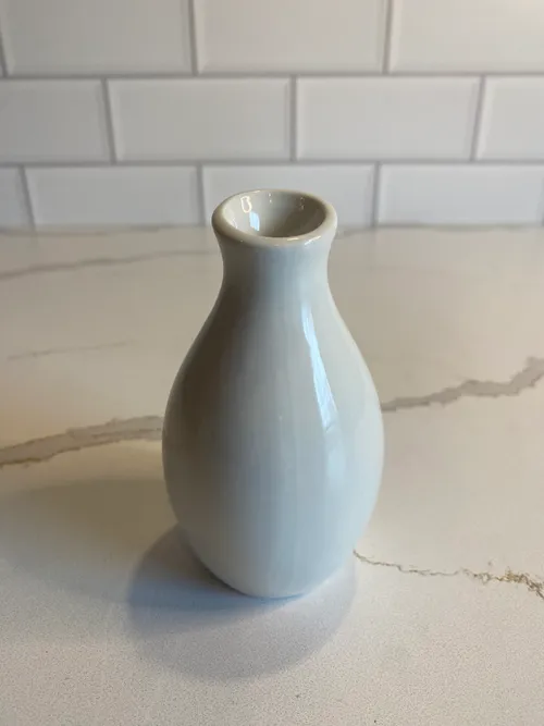 Mini White Bud Vase
