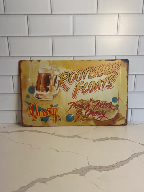 Rootbeer Floats Tin Sign