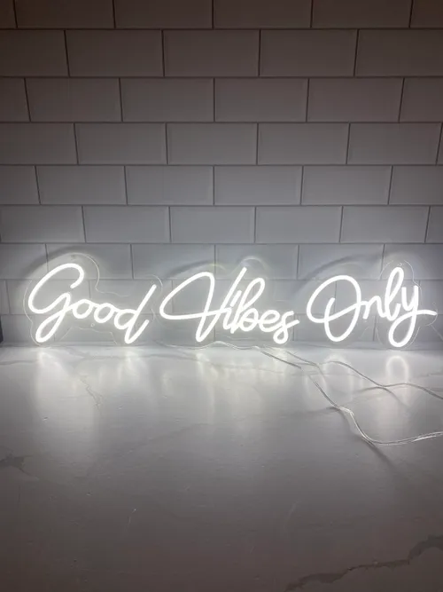 Good Vibes Only Neon Sign