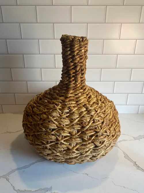 Woven Bottle Vase