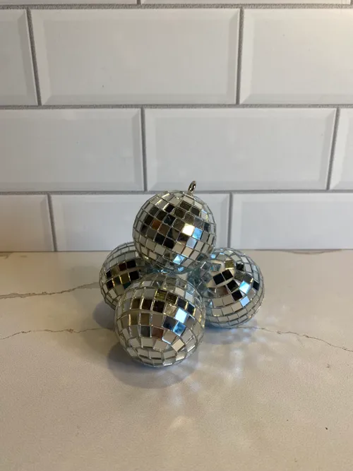 Small Assorted Disco Balls Set of 5