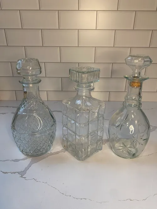 Assorted Glass Vintage Decanters