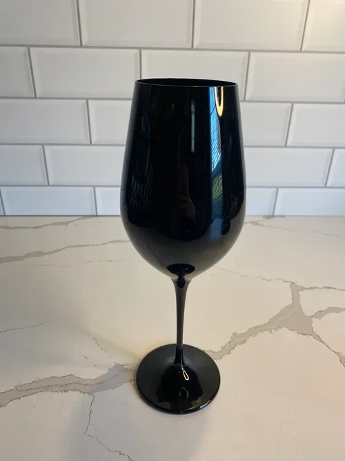Modern Black Goblet