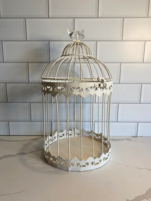 White Birdcage