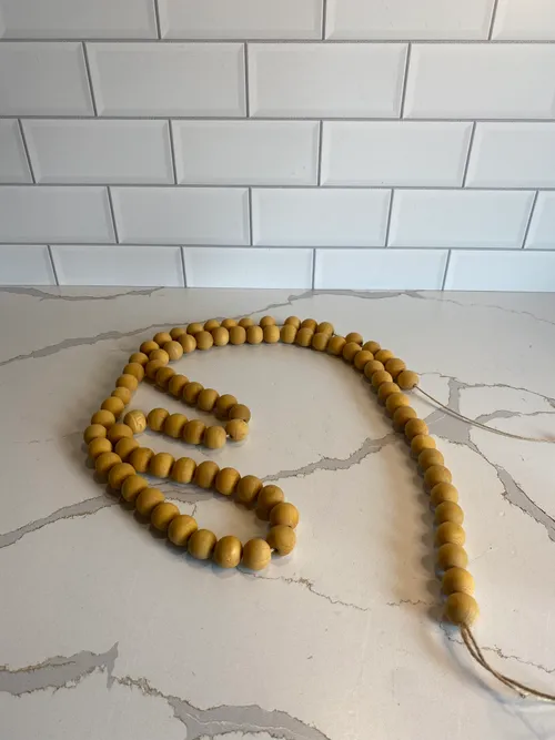 Mustard Beaded Garland