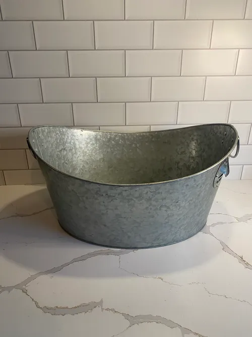 Oval Galvanized Tub