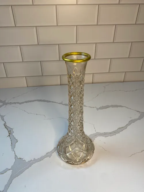 Light Amber Bud Vase