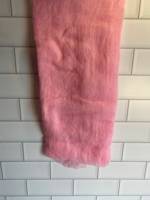 Pink Cheescloth Runner