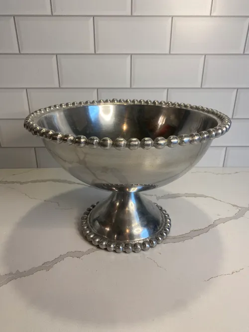 Silver Pedestal Bowl