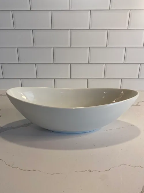 Medium White Kidney Bowls