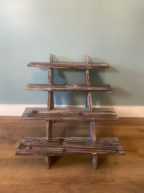 Wood Tabletop Riser Display