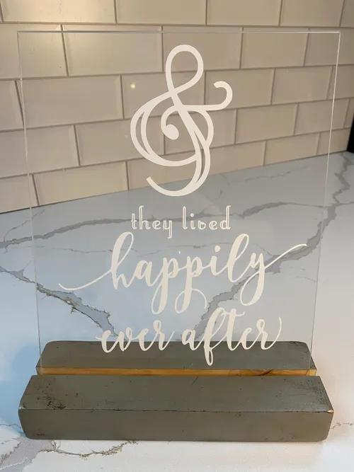 Acrylic Sign 